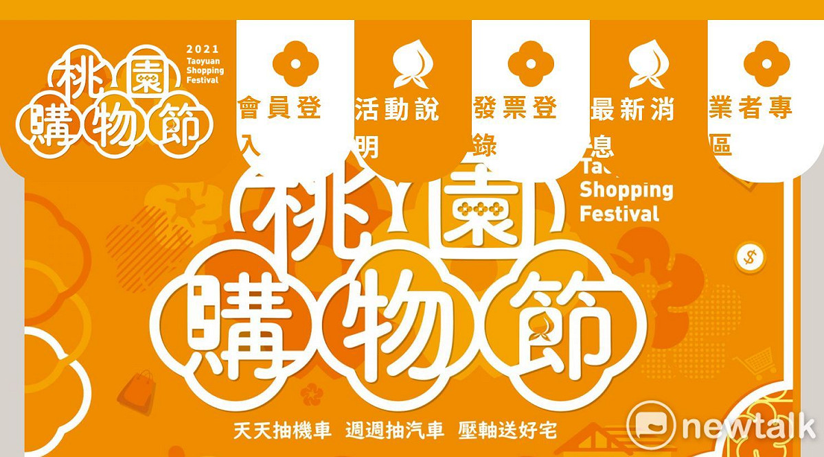 「2021桃園購物節」開跑近1個月，已有逾60多萬筆消費完成登錄，累積登記消費金額超過27億元。 圖：翻攝桃園購物節活動官網