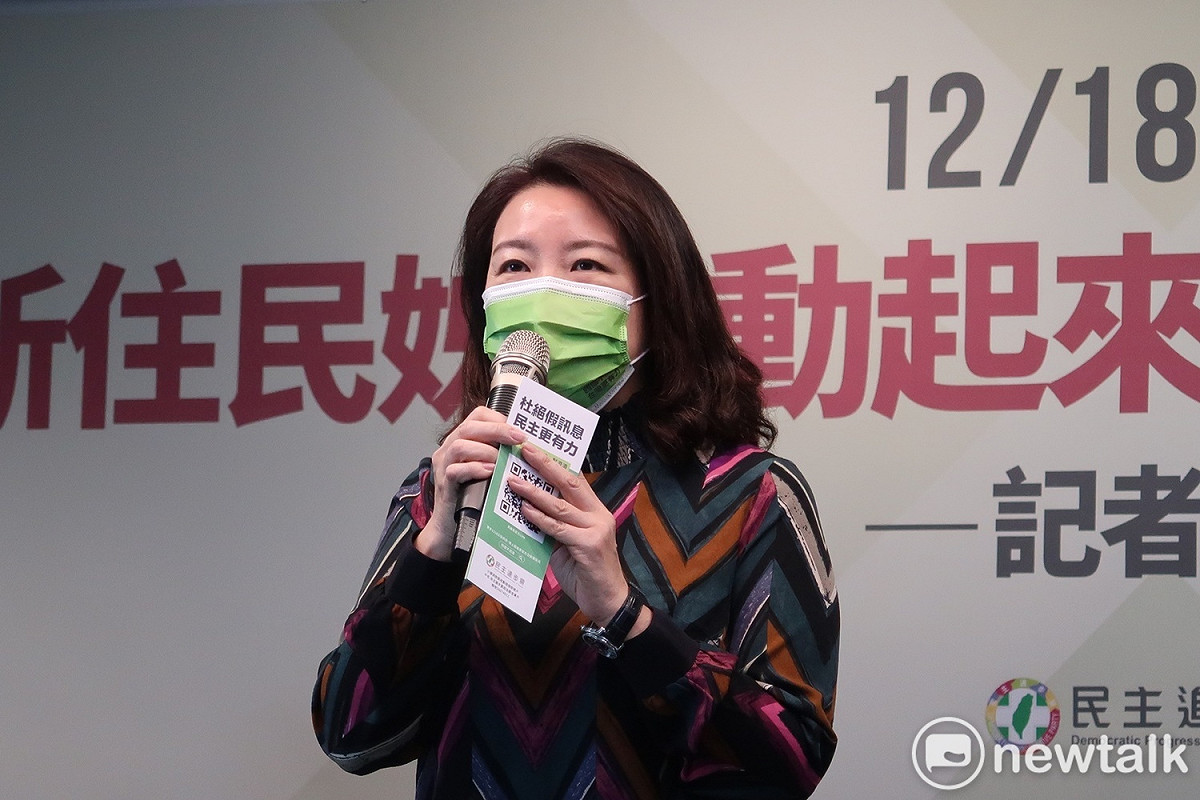 民進黨不分區立委羅美玲。 圖：林朝億/攝