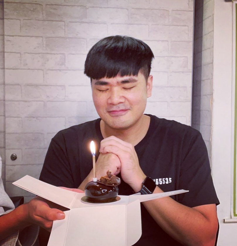 蔡哥昨天過32歲生日。 圖：翻攝自蔡哥IG