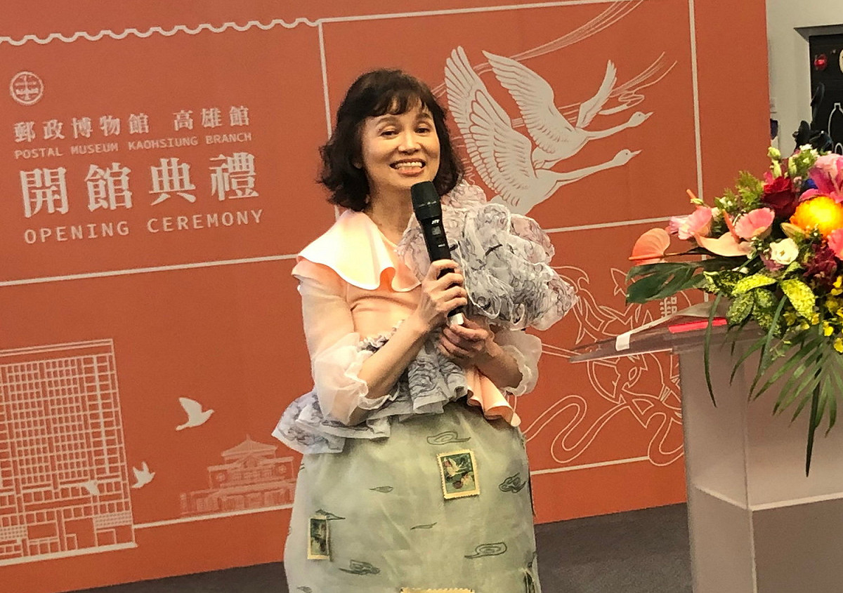 郵政博物館館長曾麗妙致詞。 圖：郵政博物館提供