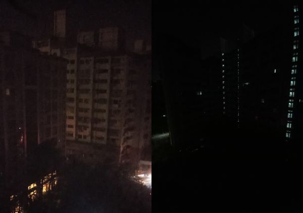 新北市林口區2日晚間9點多突然無預警停電，受影響戶數共4527戶。 圖：翻攝林口大家庭臉書