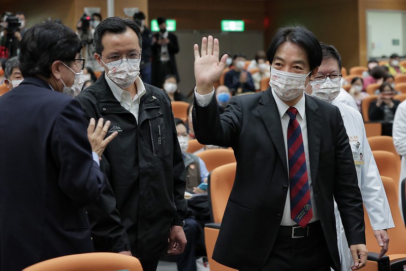 副總統賴清德今（3）早出席長庚紀念醫院「第13屆紀念王創辦人永慶先生國際醫學教育研討會」。 圖：總統府提供
