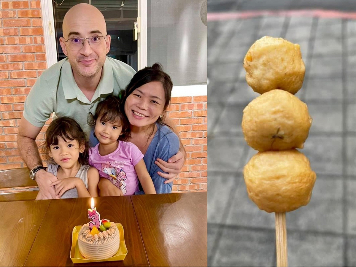 土耳其籍男星吳鳳2015年和老婆陳錦玉（Rynne）結婚後，目前育有2個女兒。 圖：翻攝自臉書