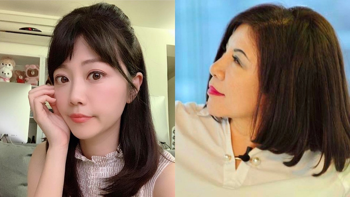 民進黨立委高嘉瑜（左）與資深媒體人陳文茜（右）。 圖：擷取自高嘉瑜臉書/陳文茜臉書（新頭殼合成）
