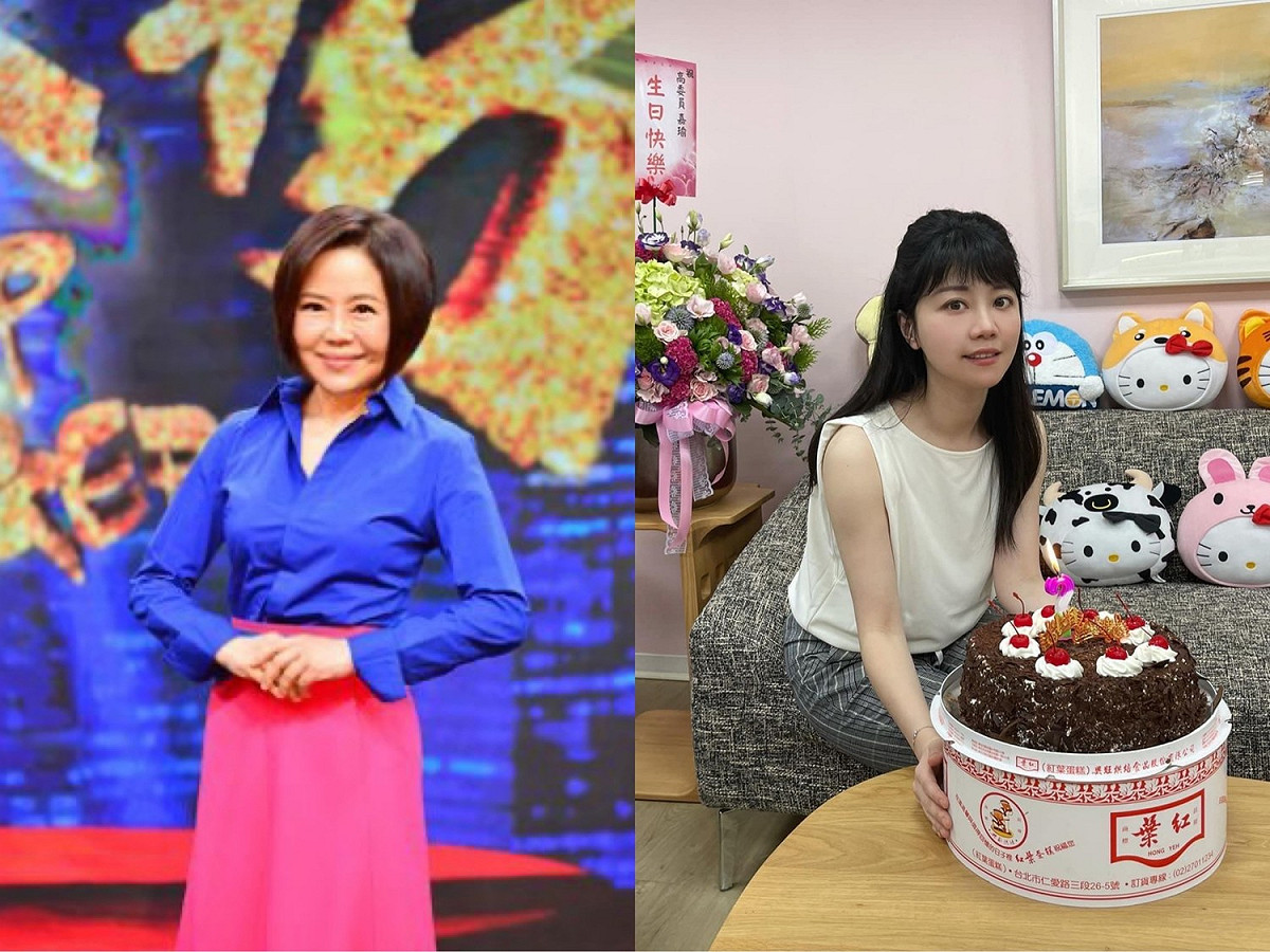 于美人(左)大讚高嘉瑜(右)很勇敢。 圖：三立提供/臉書
