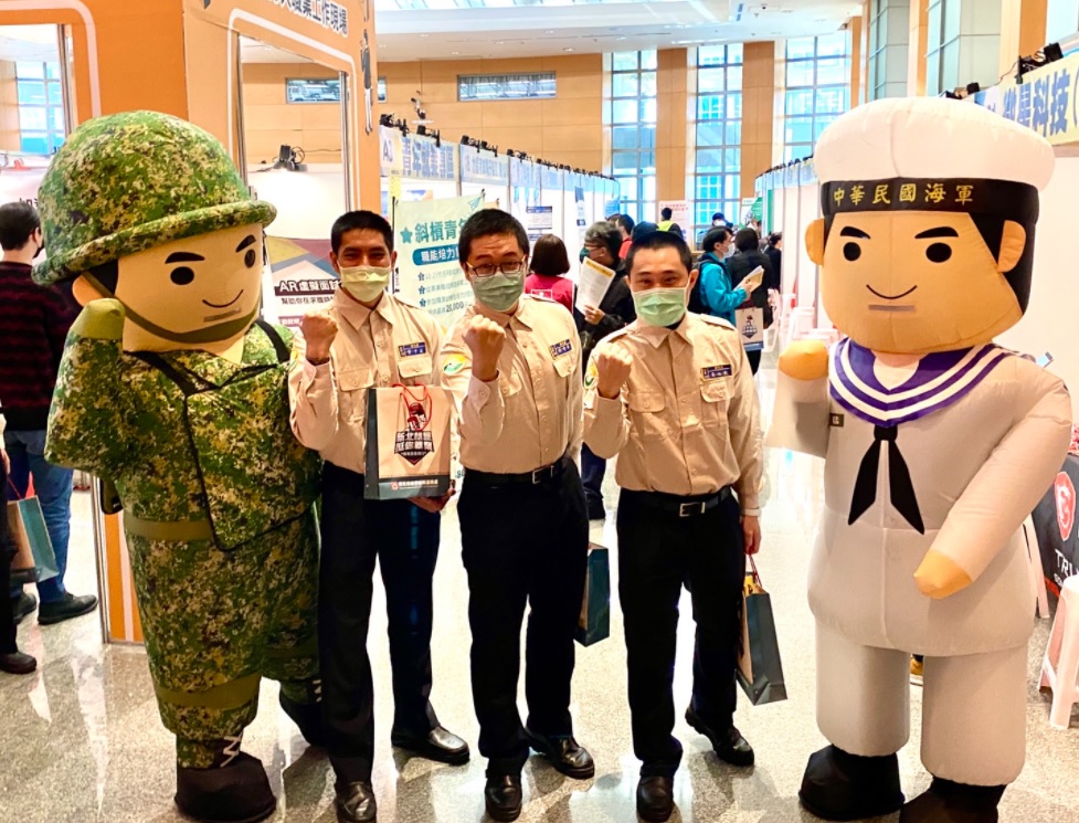 新北屆退軍人青年暨榮民徵才現場媒合率達41.8%。 圖：新北市就服處提供