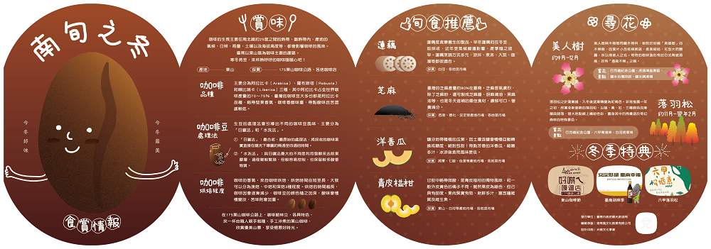 食賞情報-南旬之冬(正面)。 圖：台南市政府觀光旅遊局／提供