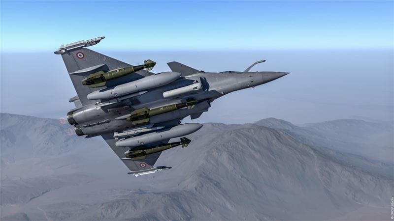 東南亞國家印尼10日與法國達成採購42架「飆風」戰機協議。 圖：翻攝達梭集團臉書