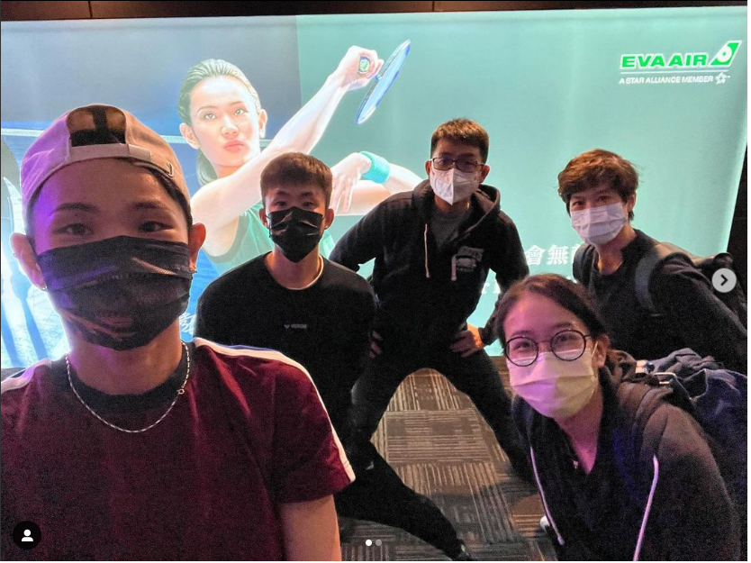 世界球后戴資穎和團隊出發啟程前往西班牙出戰世錦賽。 圖：翻攝自戴資穎Instagram