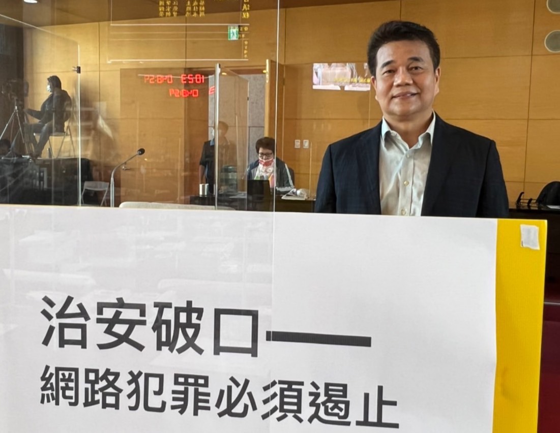 市議員陳廷秀強調，台中的治安評比成績大家有目共睹。 圖：市議員陳廷秀提供