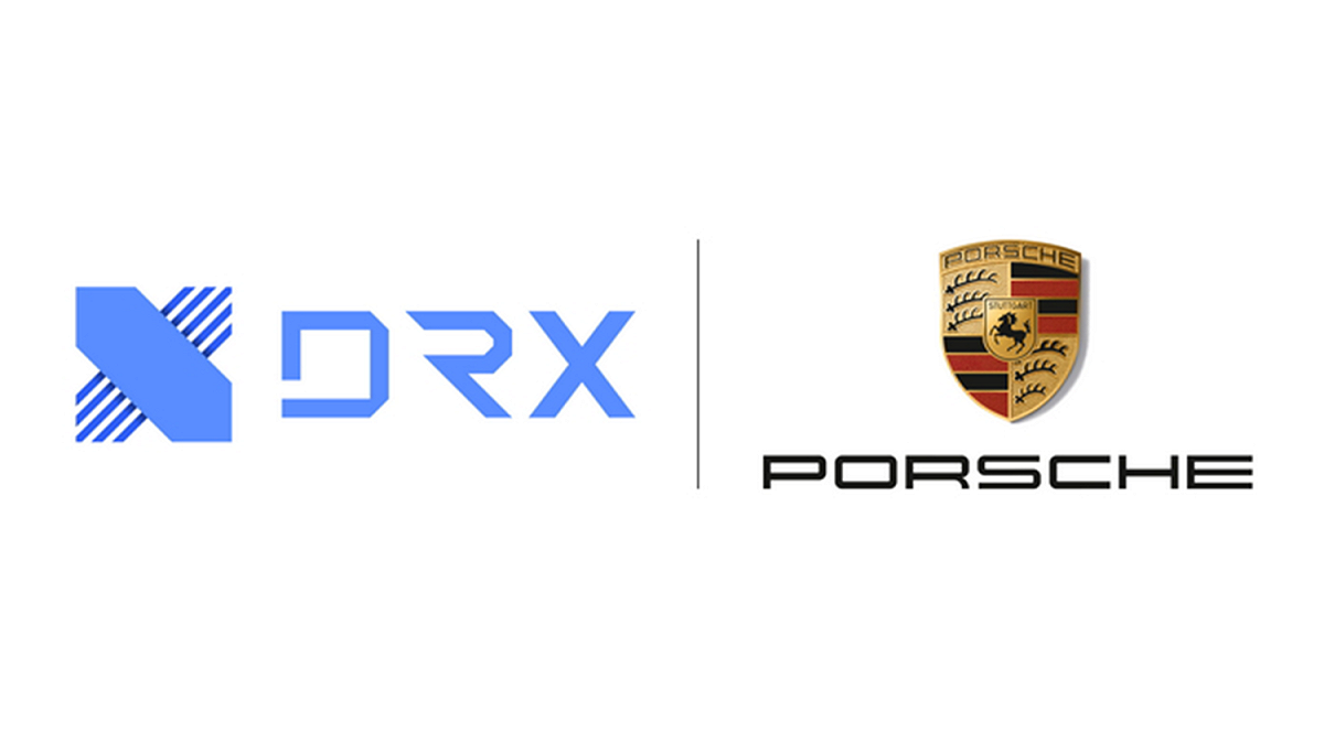 DRX今日宣布，與全球知名汽車大廠Porsche保時捷成為合作夥伴，雙方將簽下三年合約。 圖：翻攝自DRX