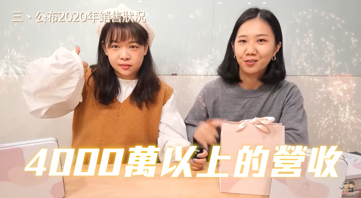 古娃娃曾透露自創品牌第一年營收破4千萬。 圖：翻攝自古娃娃YouTube頻道