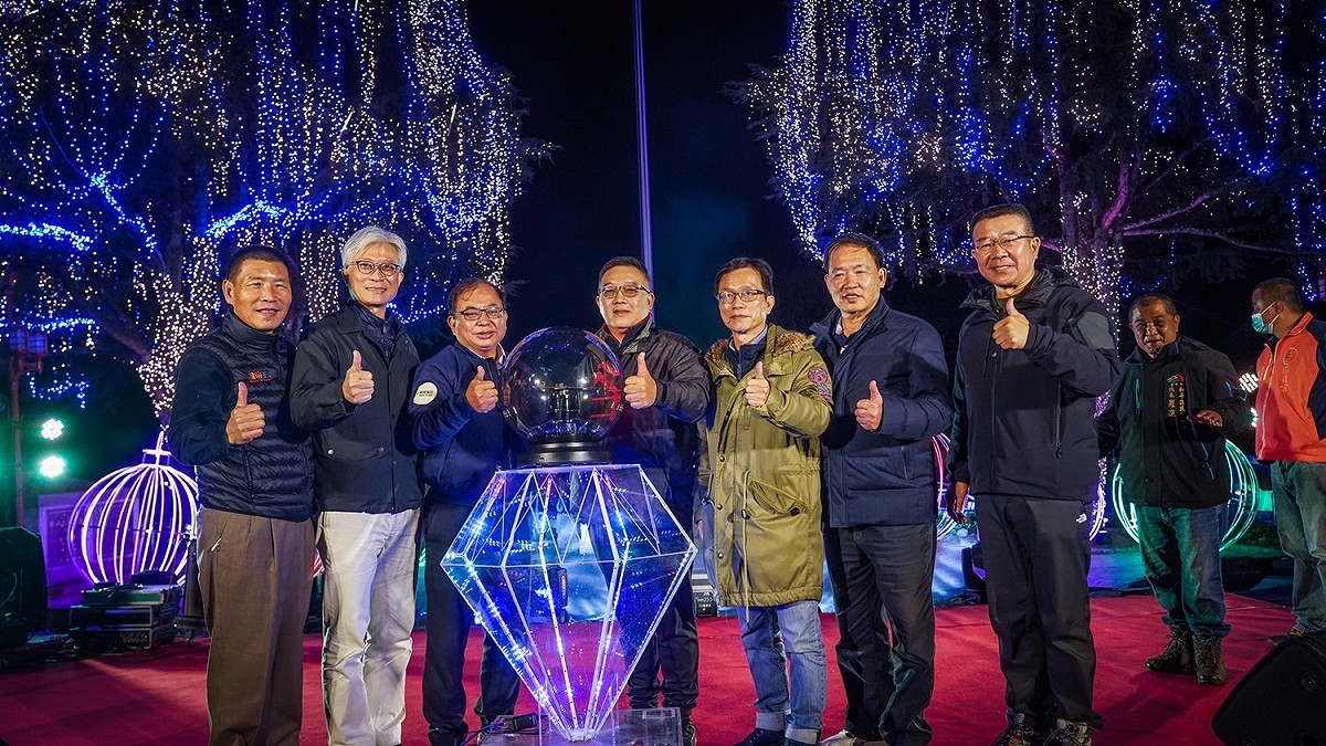 山谷燈光節7日晚開幕。 參山國家風景區管理處/提供