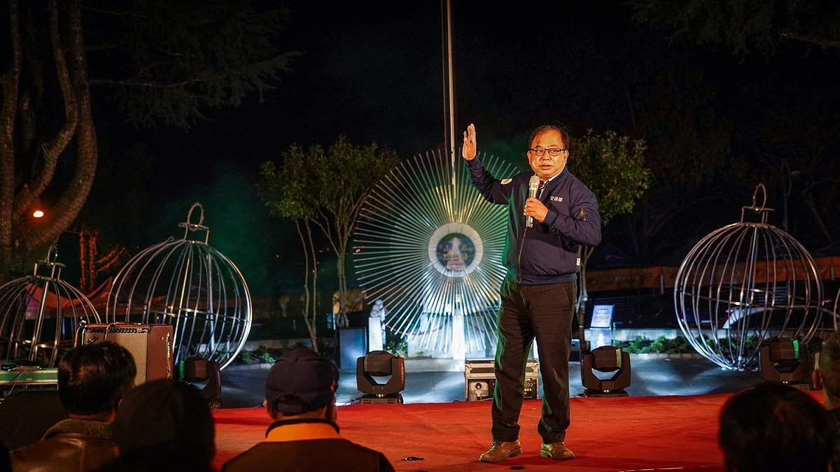 山谷燈光節7日晚開幕。 參山國家風景區管理處/提供