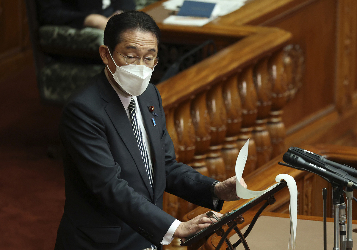 日本首相岸田文雄。