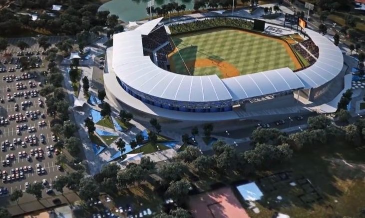 台灣曾協助尼加拉瓜完成MLB等級棒球場。 圖:外交部提供