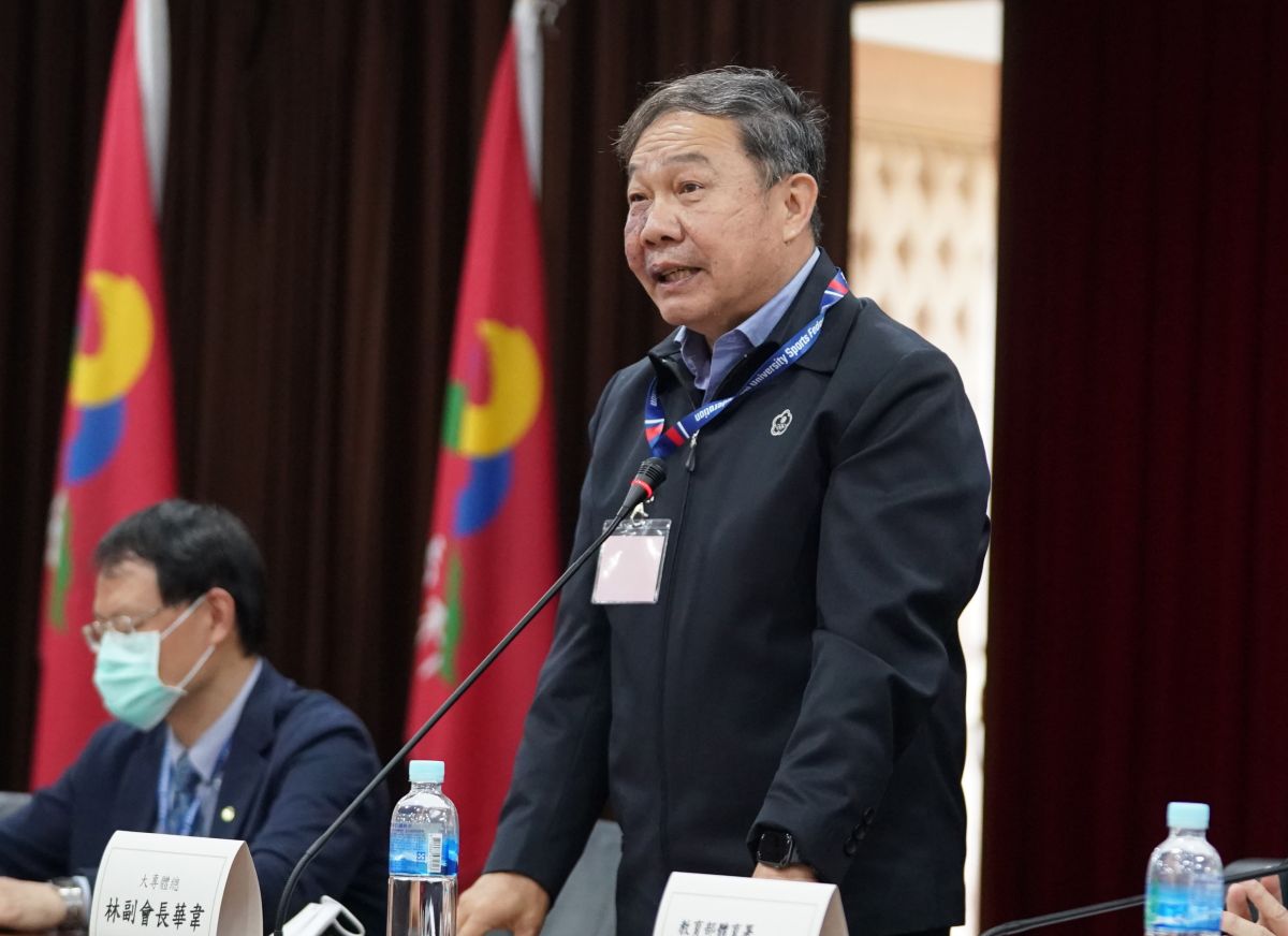 富邦悍將領隊林華韋。 圖:體育署提供