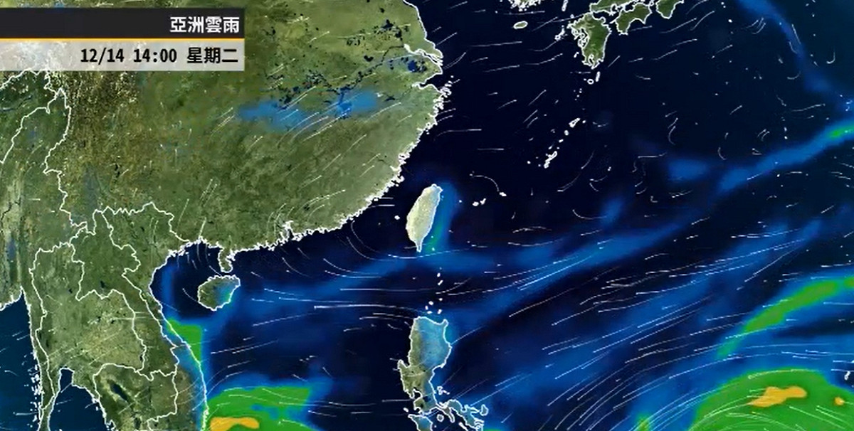 氣象專家彭啟明表示，未來10天都是偏暖的天氣，預估12月下旬才會有轉冷的趨勢。 圖：擷取自彭啟明臉書