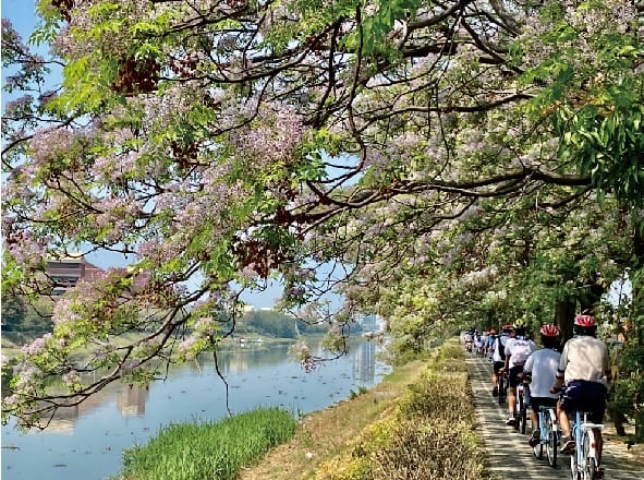 山海圳國家綠道全長177公里。 圖：台南市政府觀光旅遊局／提供
