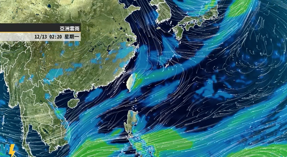 天氣風險說，這波東北季風較強，也挾帶一波境外污染物南下，西半部的空氣品質將轉普通至對敏感族群不佳等級。 圖：翻攝自天氣風險公司臉書專頁
