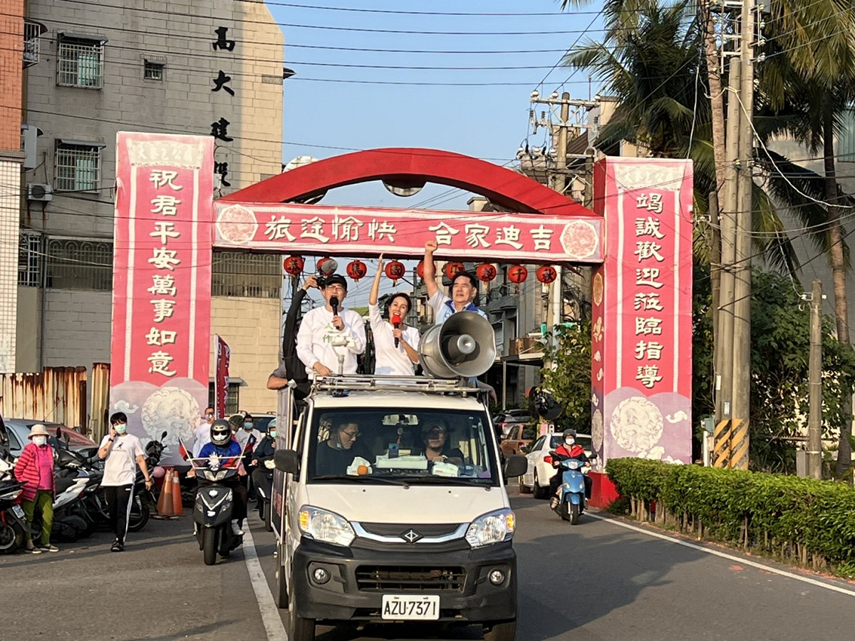 國民黨籍市議員最後五天將車掃宣導公投四個同意。（資料照） 圖：國民黨高雄市黨部提供
