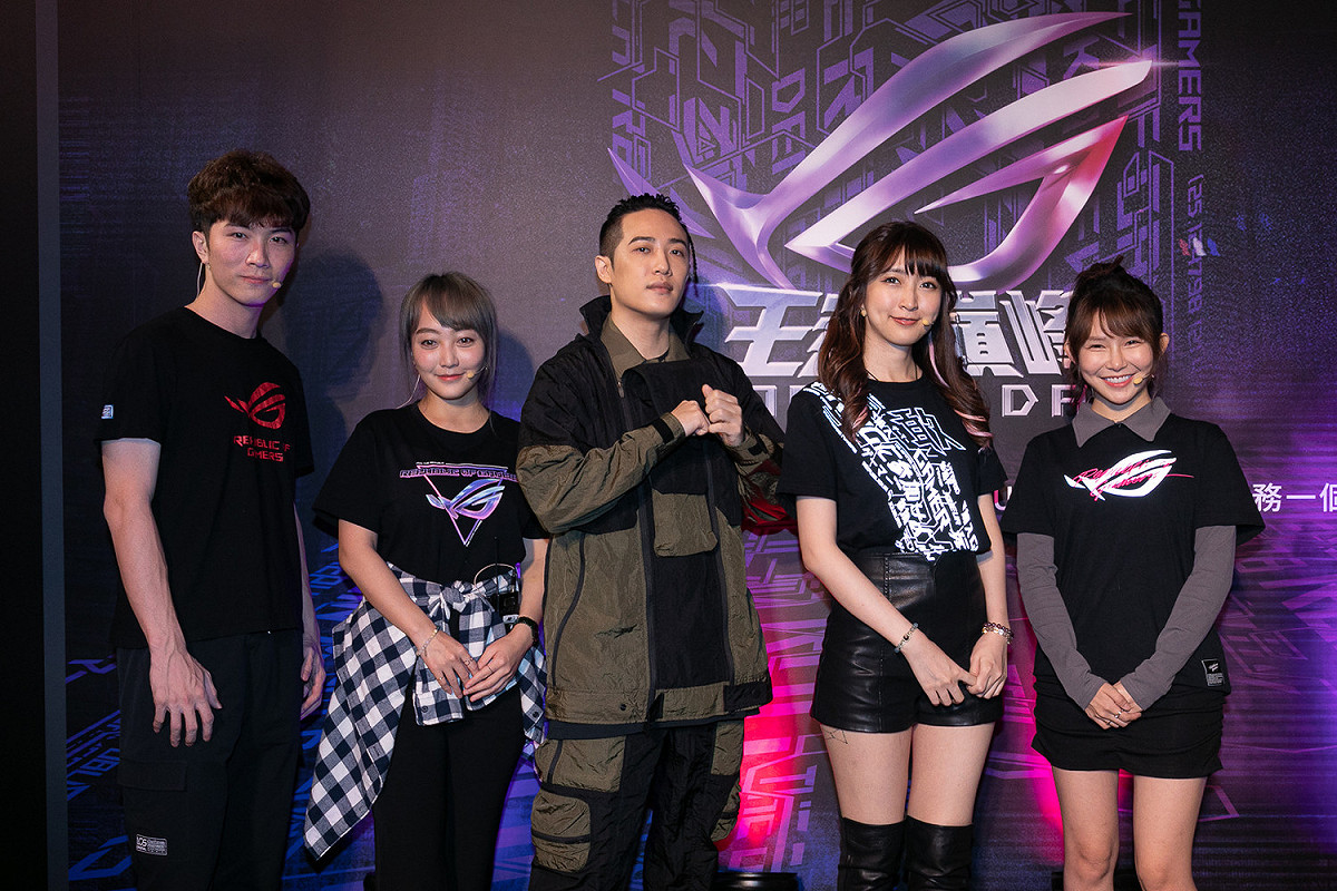 「ROG VIP DAY」昨日於ROG三創體驗店盛大展開，由人氣饒舌歌手「熊仔」擔任一日店長，當紅實況主小熊、阿樂、學長Abby、咪咪蛋現身同樂。 圖：ROG提供