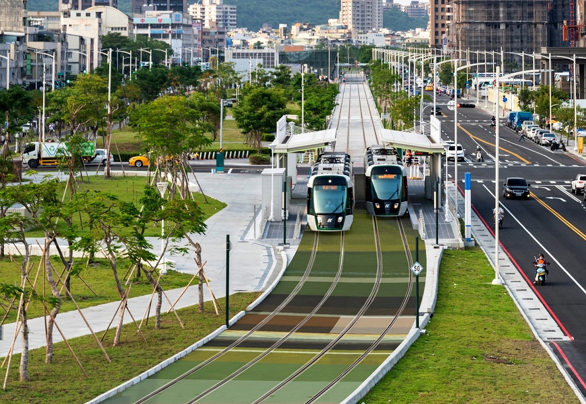 高雄環狀輕軌C17-C20路段12/16加入營運。 圖：高雄市捷運局提供