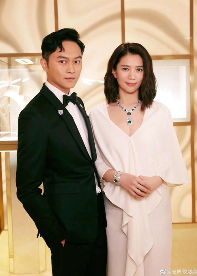 港星袁詠儀與張智霖結婚20年，兩人育有15歲的兒子。 圖：翻攝自微博