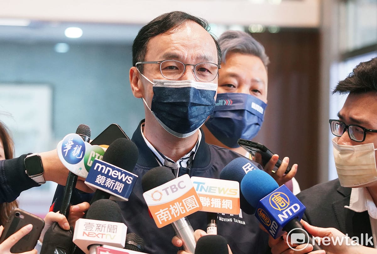 國民黨主席朱立倫。 圖：林昀真/攝（資料照）