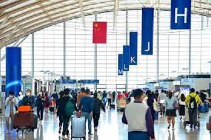 中國上海浦東機場傳出裁員8千人。 圖 : 翻攝自新華網