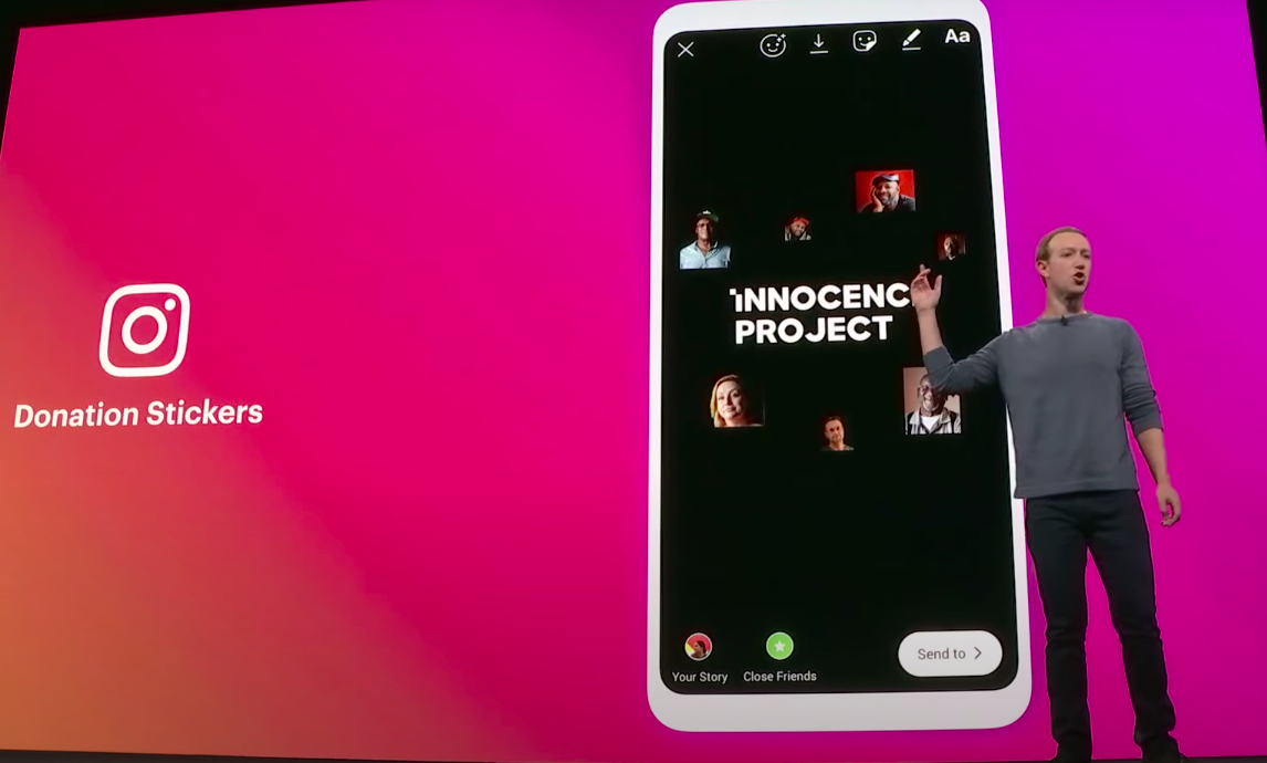Instagram活躍用戶數突破20億大關，成長速度超越臉書。 圖：翻攝自Meta Developers YouTube