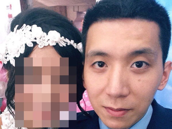 空軍少校飛官吳彥霆少校不幸殉職，遺留妻子與年幼的孩子。 圖：翻攝臉書