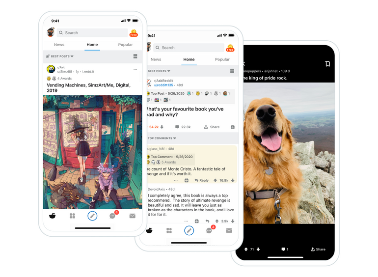 美國最大網路論壇Reddit申請IPO公開募股，估值預計會超過150億美元。 圖：翻攝自Reddit