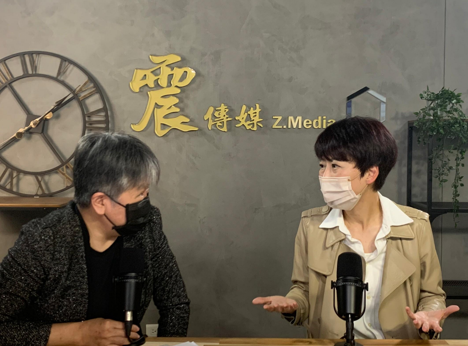 陳亭妃今天接受網路節目《新聞不芹菜》專訪。 圖：震傳媒提供