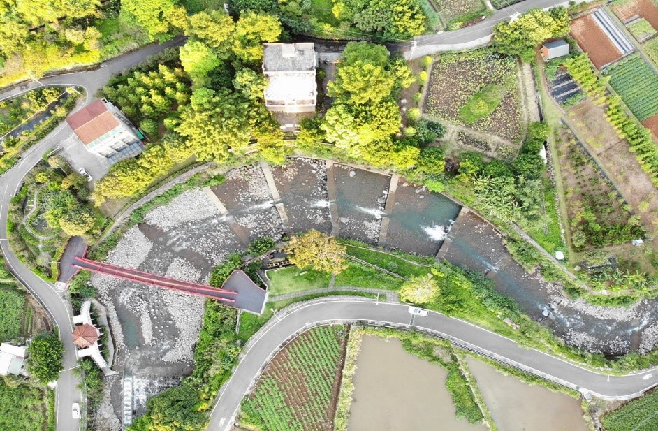 新北市三芝區八蓮溪河域再造工程。 圖：新北市水利局提供