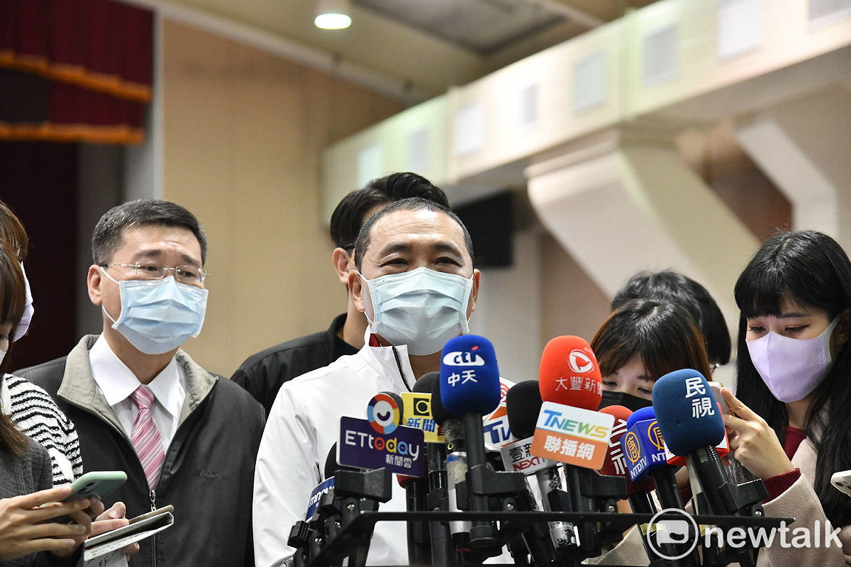 對於民眾引述自己過去說過的話在媒體刊廣告反核，侯友宜怒斥「移花接木、混淆視聽」。 圖：林昀真/攝