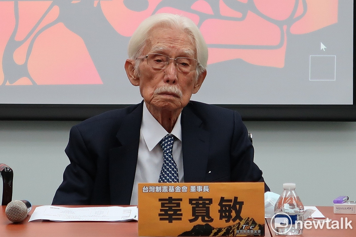 台灣制憲基金會董事長辜寬敏 圖：林朝億/攝（資料照）