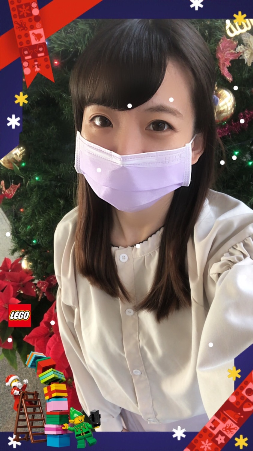 量身打造以「樂高X新北歡樂耶誕城」為主題的兩款限時動態濾鏡。 圖：新北市觀旅局提供
