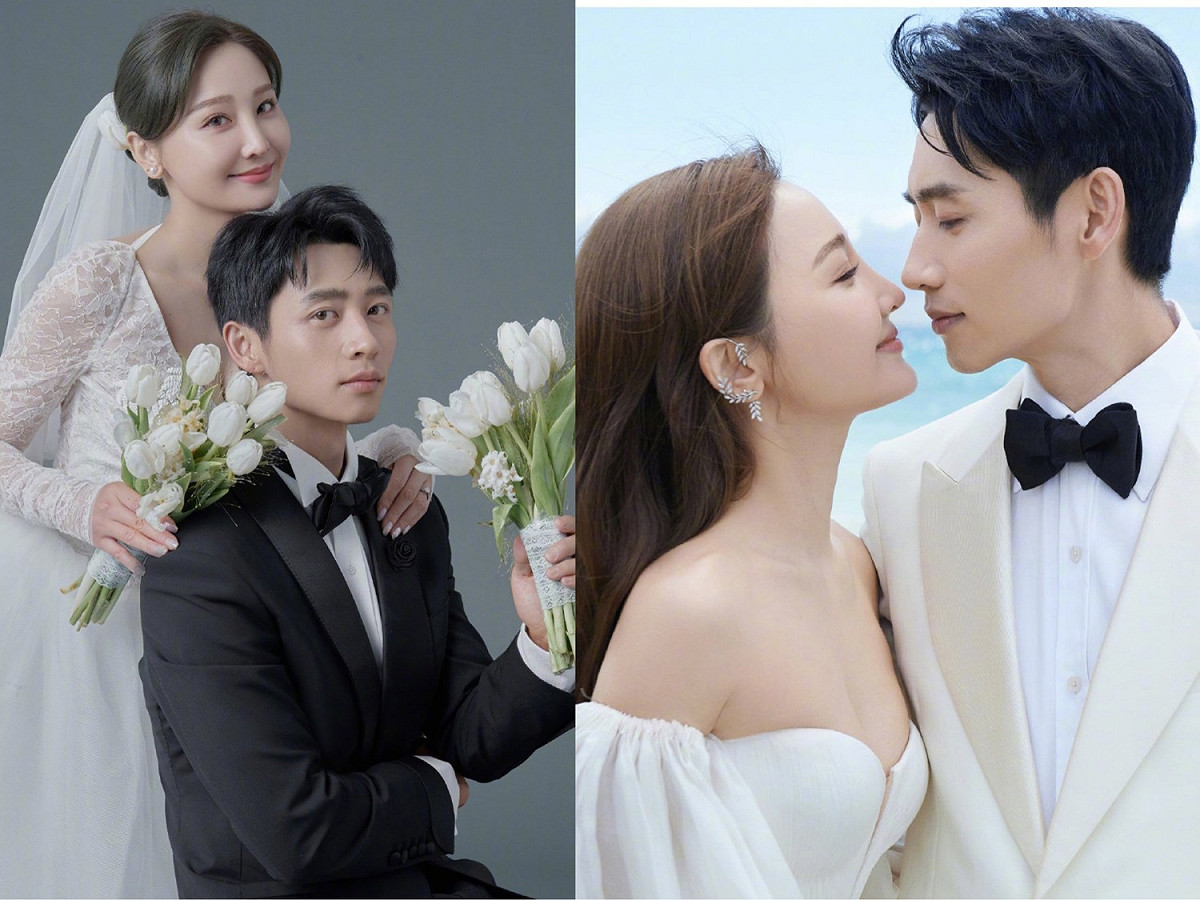 魏晨在去年5月20日公布與自己相戀10年的女友領證並正式成為夫妻。 圖：翻攝自微博
