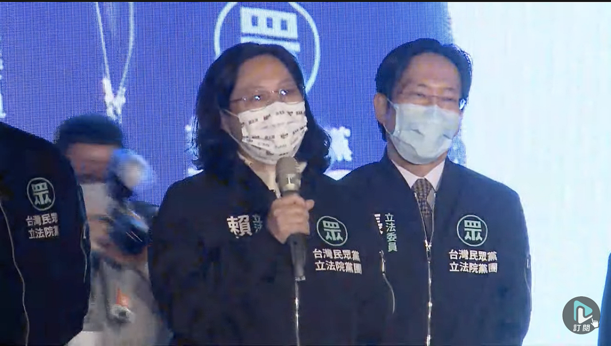 民眾黨立委賴香伶。 圖：翻攝直播畫面