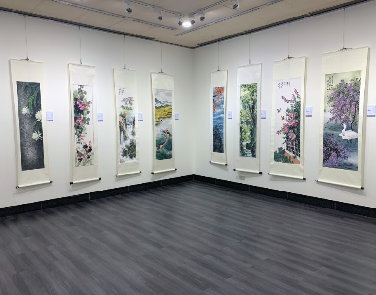 「翰墨薪傳-110年新北市新莊書畫會會員展」，即日起至12月29日於新莊文化藝術中心展出。 圖：新北市文化局提供
