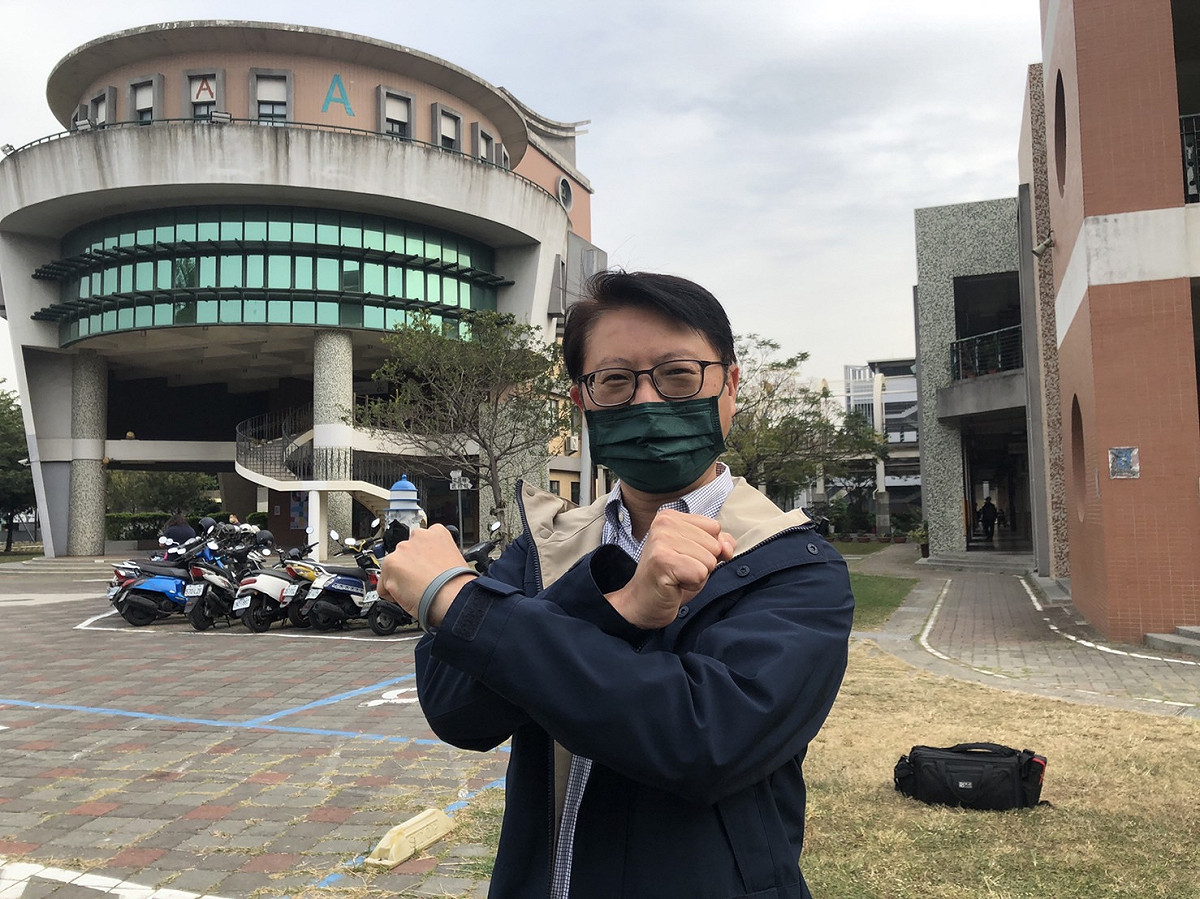 陳奕齊籲投不同意守住台灣與國際交流機會。 台灣基進提供