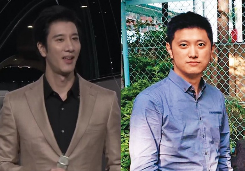 藝人王力宏（左）和高嘉瑜前男友林秉樞（右）。 圖：新頭殼合成