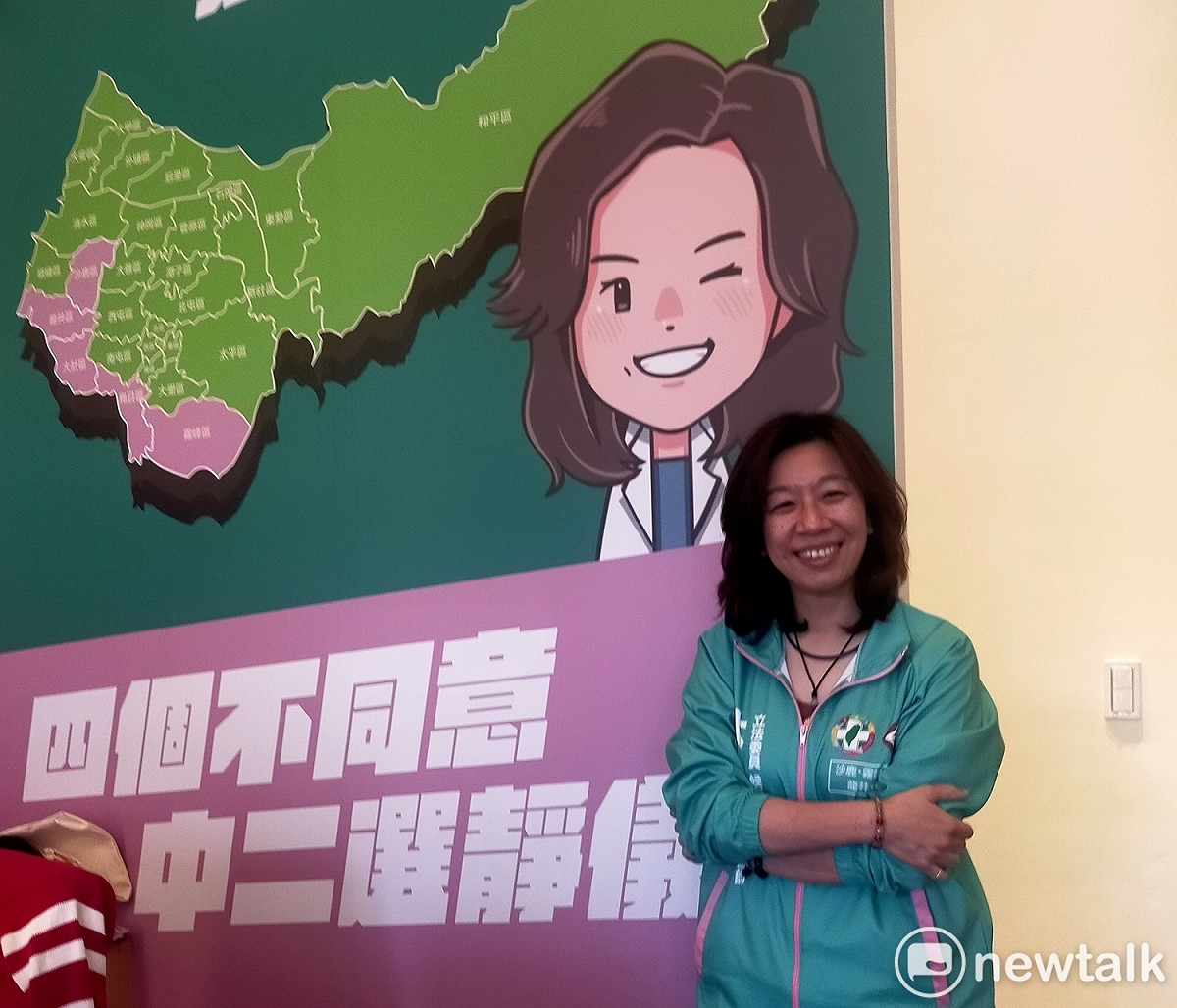 林靜儀認為顏家的基本盤甚至比國民黨的基本盤還扎實。 唐復年/攝