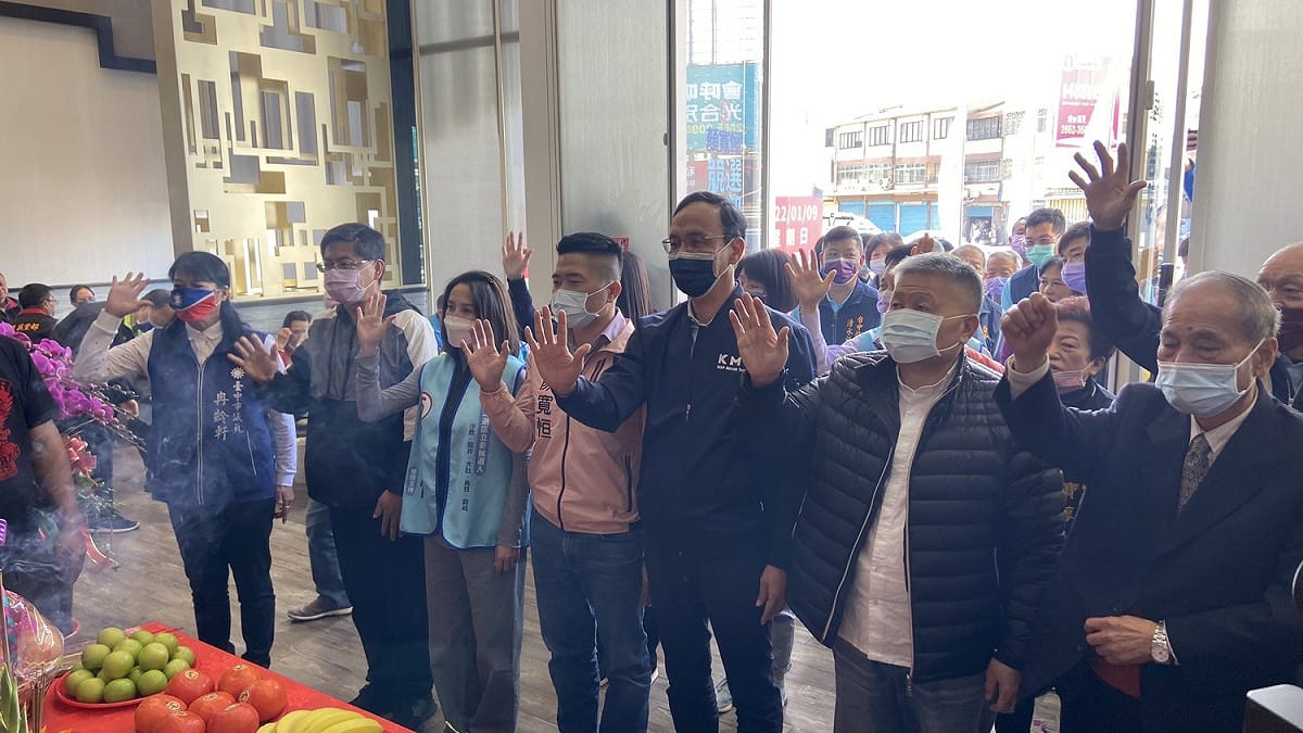 顏寬恒沙鹿競選總部成立。 顏寬恒競選總部/提供