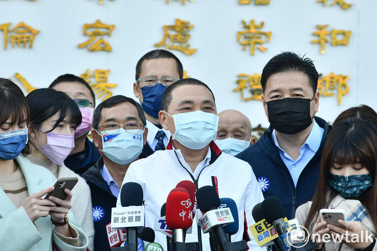 侯友宜呼籲中央拿出魄力解決核廢料問題。 圖：林昀真／攝