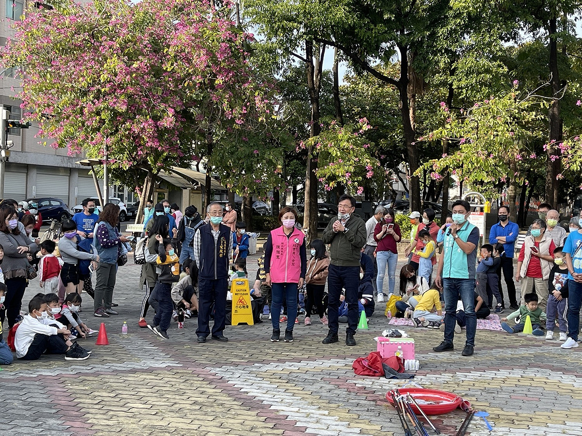 立委黃國書表示，日後會繼續舉辦親子活動。 台中市議員邱素貞/提供