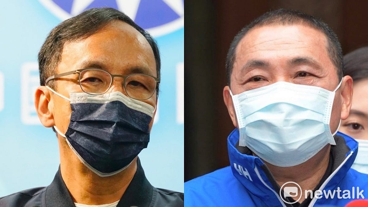 國民黨主席朱立倫（左）與新北市長侯友宜（右）。（資料照） 圖：張良一/攝（新頭殼合成）