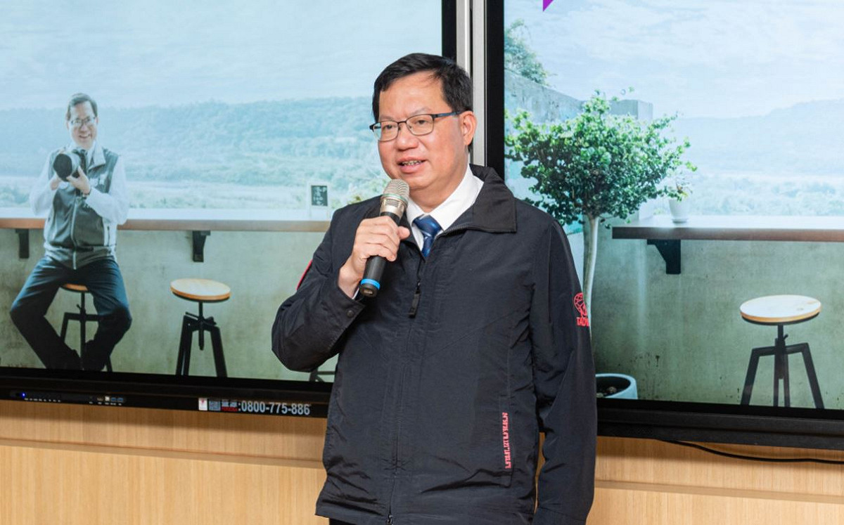 鄭文燦認為，藍綠比不是不可推倒的高牆，只要夠認真、夠努力、夠有願景、夠有執行力，一定可以獲得市民的認同。 圖：桃園市政府／提供