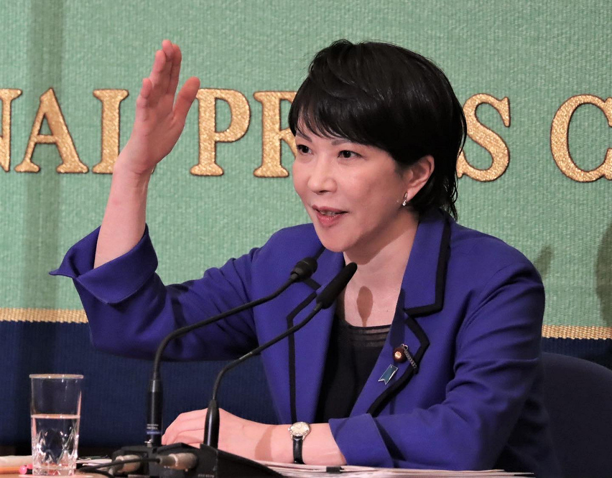 日本自民黨政務調查會長高市早苗鐵了心，要讓日本國會通過決議案譴責中國。 圖：翻攝自高市早苗臉書